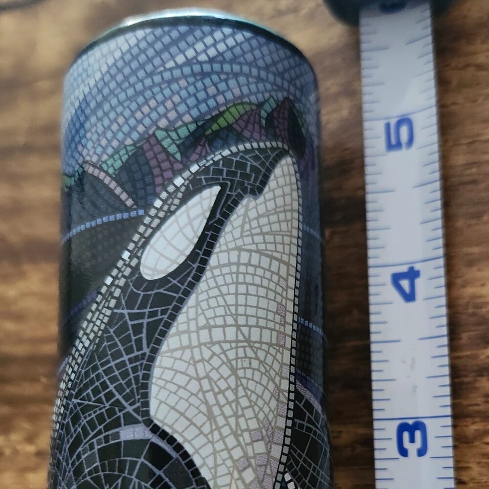 Six Flags Shouka Orca Whale Mosaic Jumbo Shot Glass